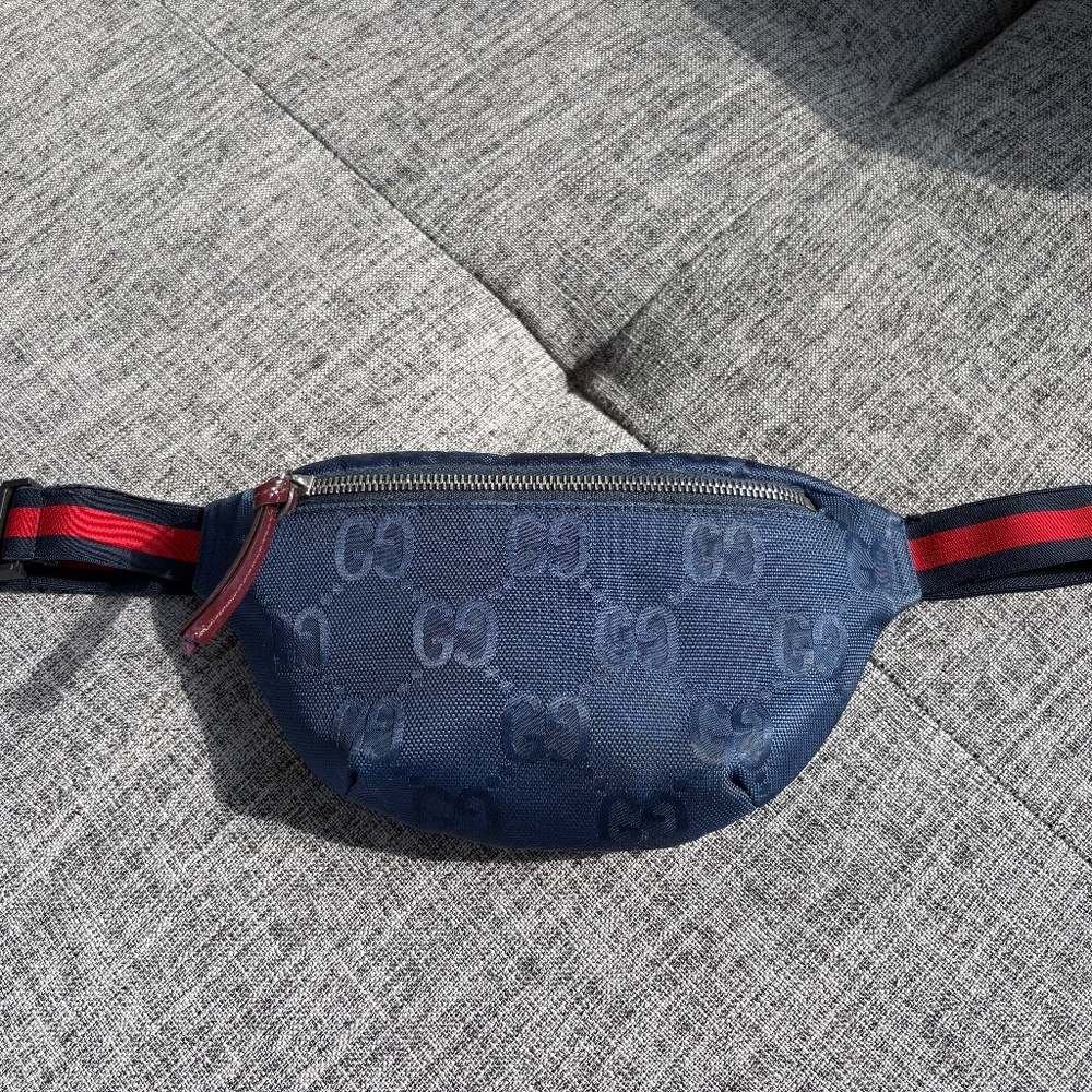 Gucci GG belt bag Navy
